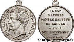 SECOND REPUBLIC Médaillette, Souvenir de la captivité de Louis Napoléon Bonaparte