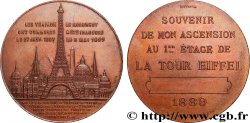 TROISIÈME RÉPUBLIQUE Médaille de l’ascension de la Tour Eiffel (1er étage)