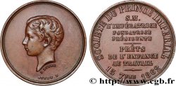 NAPOLÉON IV Médaille, Société du Prince Impérial, prêts de l’enfance au travail