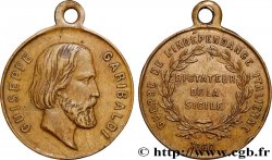 SECOND EMPIRE Médaille, Guiseppe Garibaldi, Dictateur de la Sicile