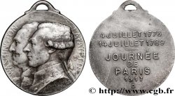 III REPUBLIC Médaille, Journée de Paris AU
