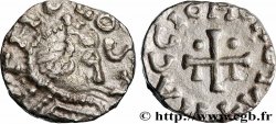 MEROVINGIAN COINAGE - TOULOUSE (TOLOSA) - Aquitania Triens à la tête stylisée