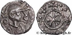 UNSPECIFIED MINT Denier ou sceat à la tête casquée et aux croisettes