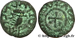MEROVINGIAN COINS - indeterminate MINT Bronze au type d’un triens