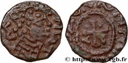 MEROVINGIAN COINS - indeterminate MINT Bronze MA à la tête diadémée, revers à l’alpha et à l’oméga
