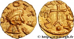 MEROVINGIAN COINS Triens à la croix ancrée