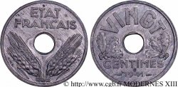 VINGT centimes État français 1941  F.152/2 SUP55 