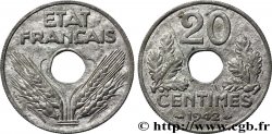 20 centimes État français, lourde 1942  F.153/4