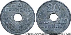 20 centimes État français, légère 1943  F.153A/1 TB20 