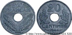 20 centimes État français, légère 1944  F.153A/2 TTB40 