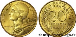 20 centimes Marianne 2000 Pessac F.156/44 SPL64 