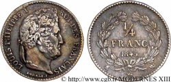 1/4 franc Louis-Philippe 1845 Lille F.166/104 TTB48 