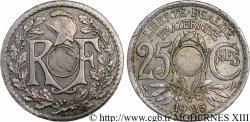 25 centimes Lindauer, non perforé 1925  F.171/9 var. SS54 
