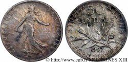 50 centimes Semeuse 1907 Paris F.190/14 TTB40 