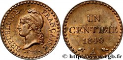 Un centime Dupré, IIe République 1849 Paris F.101/2 SUP62 