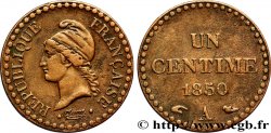 Un centime Dupré, IIe République 1850 Paris F.101/5 TB35 