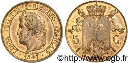 Essai Br de 5 centimes à la Charte 1847  VG.3001  fST63 