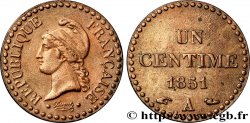 Un centime Dupré, IIe République 1851 Paris F.101/7 TTB48 