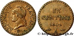 Un centime Dupré, IIe République 1851 Paris F.101/8 TTB40 