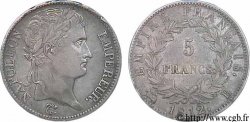 5 francs Napoléon Empereur, Empire français 1812 Rouen F.307/42 TTB40 