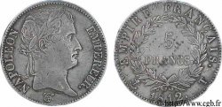5 francs Napoléon Empereur, Empire français 1812 Nantes F.307/53 TTB40 