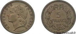 5 francs Lavrillier, bronze-aluminium 1938  F.337/1