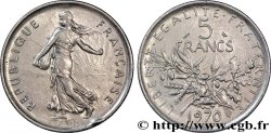 5 francs Semeuse, nickel 1970 Paris F.341/2