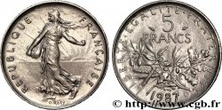 5 francs Semeuse, nickel 1987 Pessac F.341/19