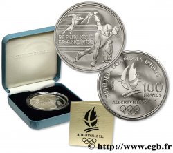 Belle Épreuve 100 francs - Patinage de vitesse / Marmotte 1990 Paris F5.1608 1 FDC70 