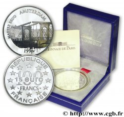 Belle Épreuve 15 euro / 100 francs - Magere Brug (Amsterdam, Pays-Bas) 1996 Paris F5.2021 1