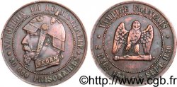 Monnaie satirique Br 27, module de 5 centimes 1870  Coll.42 