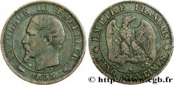 Cinq centimes Napoléon III, tête nue 1853 Bordeaux F.116/5 TB15 