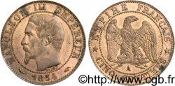 Cinq centimes Napoléon III, tête nue 1854 Paris F.116/8