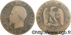 Cinq centimes Napoléon III, tête nue 1854 Paris F.116/8