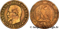 Cinq centimes Napoléon III, tête nue 1854 Bordeaux F.116/13