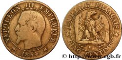 Cinq centimes Napoléon III, tête nue 1854 Bordeaux F.116/13 B12 