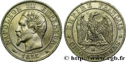 Cinq centimes Napoléon III, tête nue 1855 Strasbourg F.116/20 TTB50 
