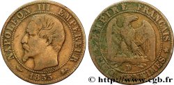 Cinq centimes Napoléon III, tête nue 1855 Lyon F.116/22 B12 