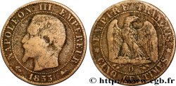 Cinq centimes Napoléon III, tête nue 1855 Lyon F.116/23 B8 