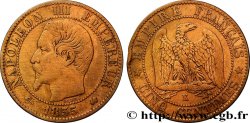Cinq centimes Napoléon III, tête nue 1855 Bordeaux F.116/25
