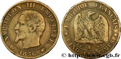 Cinq centimes Napoléon III, tête nue 1856 Paris F.116/30 TB35 
