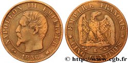 Cinq centimes Napoléon III, tête nue 1856 Bordeaux F.116/34 TB35 