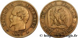 Cinq centimes Napoléon III, tête nue 1857 Bordeaux F.116/41 TB20 