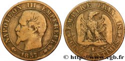 Cinq centimes Napoléon III, tête nue 1857 Bordeaux F.116/41