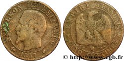 Cinq centimes Napoléon III, tête nue 1857 Marseille F.116/42 B12 