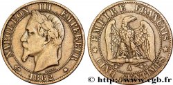 Cinq centimes Napoléon III, tête laurée 1862 Paris F.117/7 TB20 