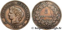 5 centimes Cérès 1872 Paris F.118/4 TB35 