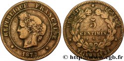 5 centimes Cérès 1872 Paris F.118/4 TB20 