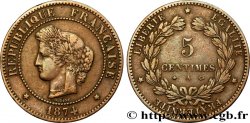5 centimes Cérès 1874 Paris F.118/9 TTB40 