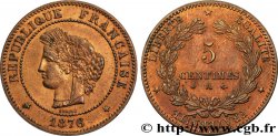 5 centimes Cérès 1876 Paris F.118/13